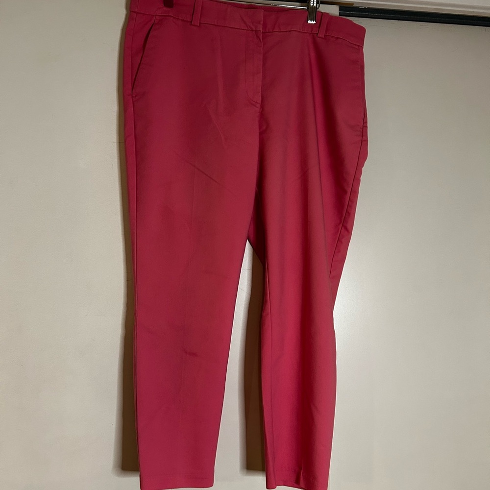 Pink trousers